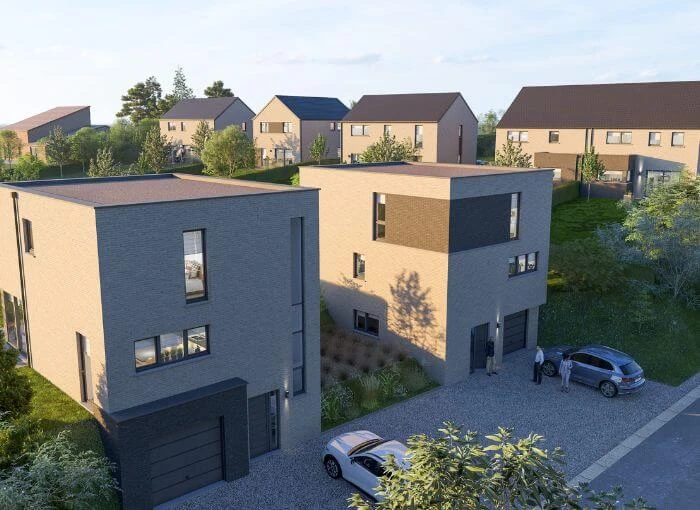 Maisons neuves 3 et 4 façades à Gerpinnes